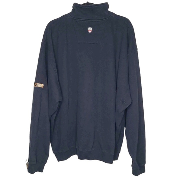 Alpine Cotton Kansas Jayhawks Logo Half Zip Sweatshirt Size XXL - Picture 5 of 10